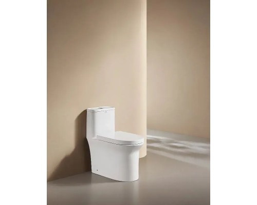 Унитаз моноблок Arrow AB1802H цвет Белый с бачком без сиденья