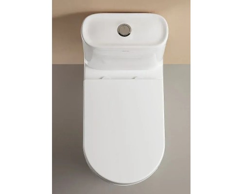 Унитаз моноблок Arrow AB1802H цвет Белый с бачком без сиденья