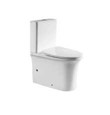 Унитаз компакт Arrow AB2230H цвет Белый без бачка и сиденья