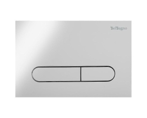 Комплект унитаза с инсталляцией BelBagno Due BB3103CHR/SC/BB002-80/BB005-PR-CHROME с сиденьем Микролифт и клавишей смыва Хром