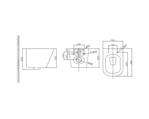 Комплект унитаза с инсталляцией BelBagno Due BB3103CHR/SC/BB002-80/BB005-PR-CHROME с сиденьем Микролифт и клавишей смыва Хром