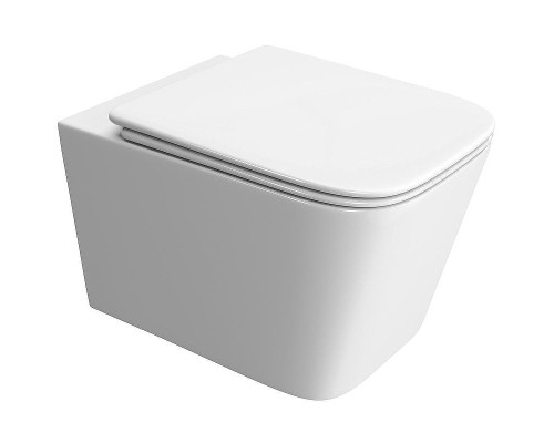 Унитаз BelBagno Due-Tor BB5171CH-TOR/SC подвесной с сиденьем Микролифт