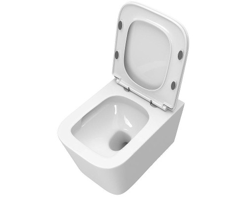 Унитаз BelBagno Due-Tor BB5171CH-TOR/SC подвесной с сиденьем Микролифт