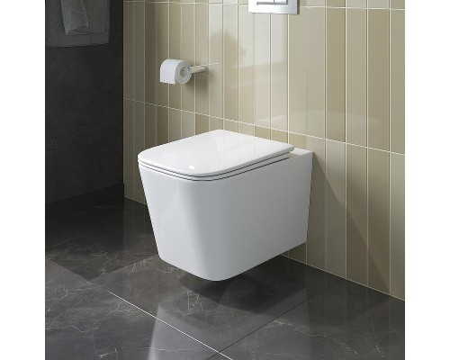 Унитаз BelBagno Due-Tor BB5171CH-TOR/SC подвесной с сиденьем Микролифт