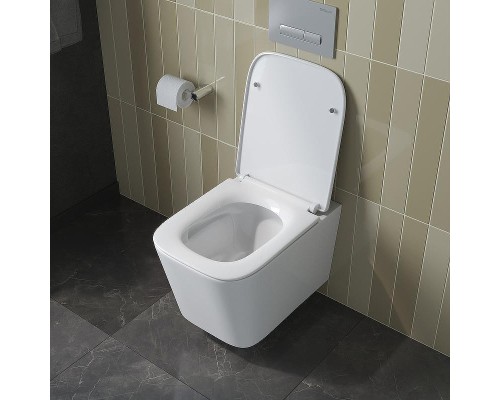 Унитаз BelBagno Due-Tor BB5171CH-TOR/SC подвесной с сиденьем Микролифт