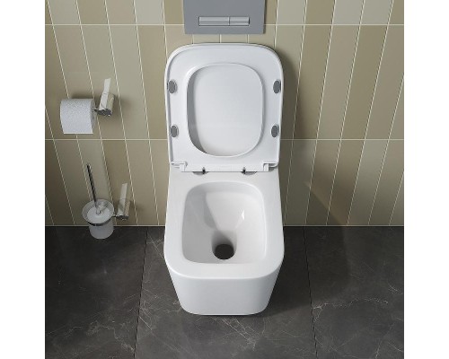 Унитаз BelBagno Due-Tor BB5171CH-TOR/SC подвесной с сиденьем Микролифт