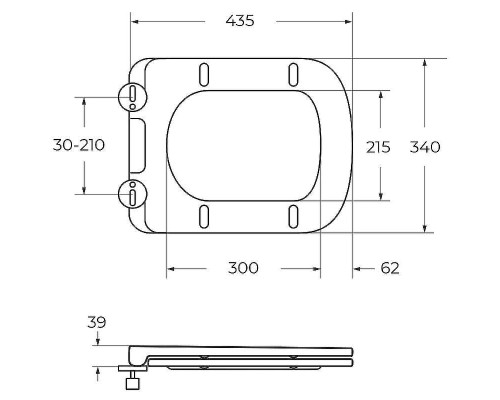 Унитаз BelBagno Due-Tor BB5171CH-TOR/SC подвесной с сиденьем Микролифт