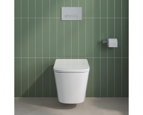 Унитаз BelBagno Due BB7107CHR/SC подвесной цвет Белый с сиденьем Микролифт