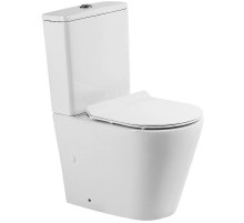 Унитаз компакт BelBagno Flay-Tor BB2149CP-TOR/BB2149T/BB2111SC с бачком и сиденьем Микролифт