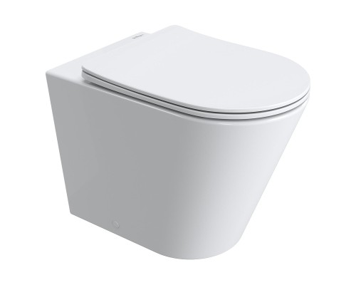 Унитаз BelBagno Flay BB1003CB-TOR/SC приставной цвет Белый с сиденьем Микролифт