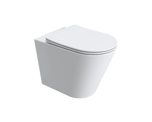 Унитаз BelBagno Flay BB1003CB-TOR/SC приставной цвет Белый с сиденьем Микролифт