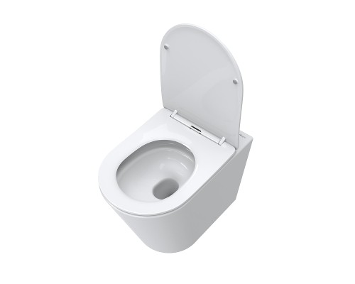 Унитаз BelBagno Flay BB1003CB-TOR/SC приставной цвет Белый с сиденьем Микролифт