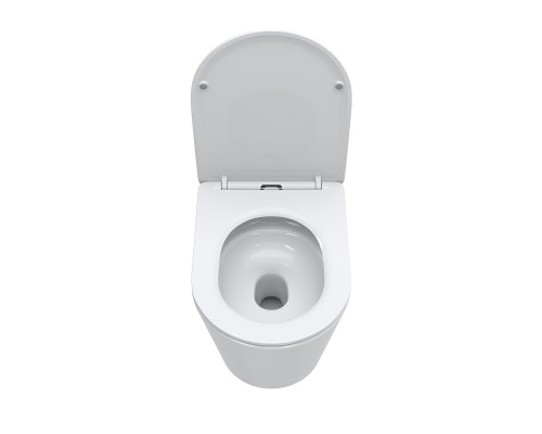 Унитаз BelBagno Flay BB1003CB-TOR/SC приставной цвет Белый с сиденьем Микролифт