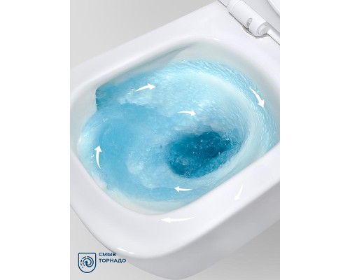 Унитаз BelBagno Kraft BB7106CH-TOR/SC подвесной цвет Белый с сиденьем Микролифт