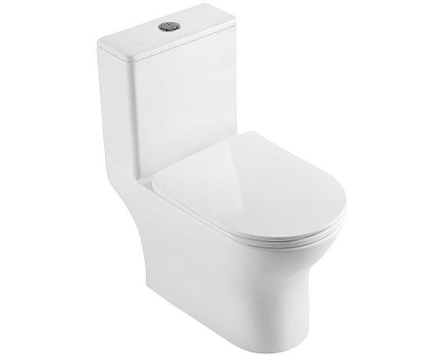 Унитаз моноблок BelBagno Lounge BB8618CPR-MN/SC с сиденьем Микролифт