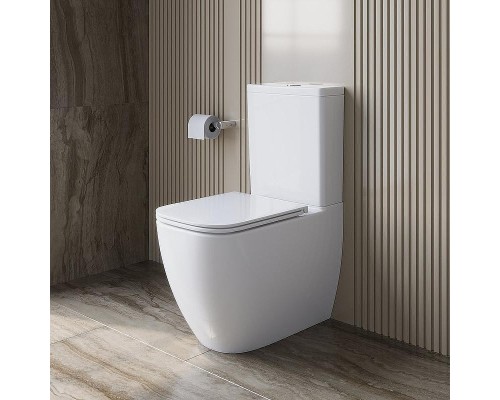 Унитаз компакт BelBagno Luce-Tor BB2197CP-TOR/SC/BB2197T с бачком и сиденьем Микролифт