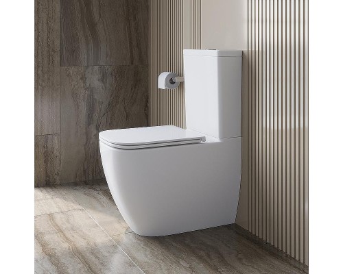 Унитаз компакт BelBagno Luce-Tor BB2197CP-TOR/SC/BB2197T с бачком и сиденьем Микролифт