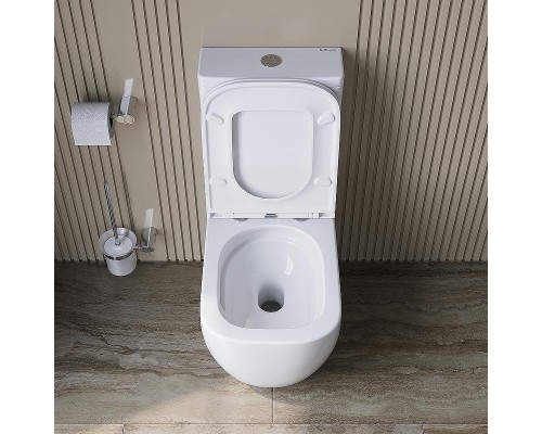 Унитаз компакт BelBagno Luce-Tor BB2197CP-TOR/SC/BB2197T с бачком и сиденьем Микролифт