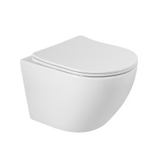 Унитаз BelBagno Senso-R BB046CHR/SC подвесной цвет Белый с сиденьем Микролифт