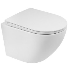 Унитаз BelBagno Sfera-R BB046CHR/BB902SC подвесной с сиденьем Микролифт