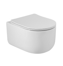 Унитаз BelBagno Soft BB084CH-TOR/SC подвесной цвет Белый с сиденьем Микролифт