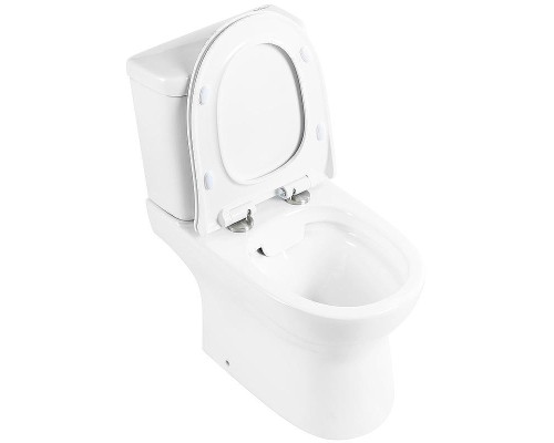 Унитаз компакт BelBagno Steam BB130CPR/SC без бачка с сиденьем Микролифт