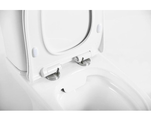 Унитаз компакт BelBagno Steam BB130CPR/SC без бачка с сиденьем Микролифт