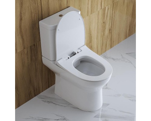 Унитаз компакт BelBagno Steam BB130CPR/SC без бачка с сиденьем Микролифт