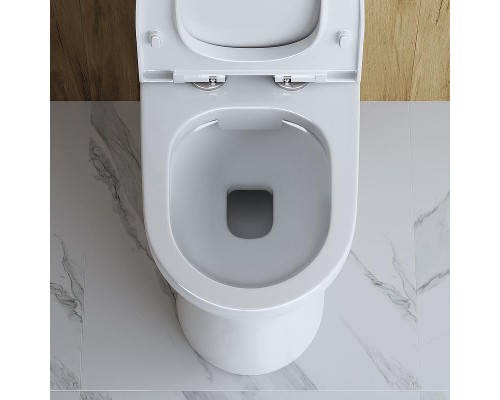 Унитаз компакт BelBagno Steam BB130CPR/SC без бачка с сиденьем Микролифт