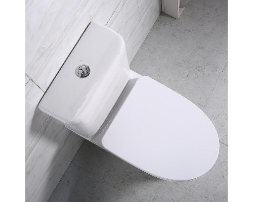 Унитаз компакт BelBagno Steam BB130CPR/SC без бачка с сиденьем Микролифт