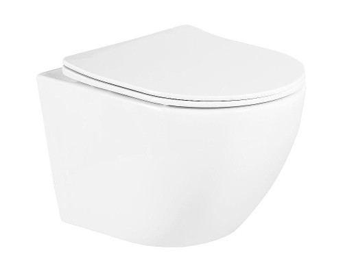 Комплект унитаза BelBagno Uno BB3105CHR/SC с инсталляцией WellWant Standart 50 WWISI1110B с сиденьем Микролифт и клавишей смыва Хром глянцевый