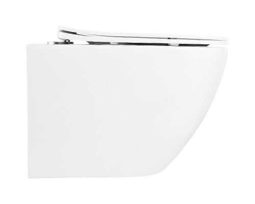 Комплект унитаза BelBagno Uno BB3105CHR/SC с инсталляцией WellWant Standart 50 WWISI1110B с сиденьем Микролифт и клавишей смыва Хром глянцевый