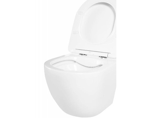 Комплект унитаза BelBagno Uno BB3105CHR/SC с инсталляцией WellWant Standart 50 WWISI1110B с сиденьем Микролифт и клавишей смыва Хром глянцевый