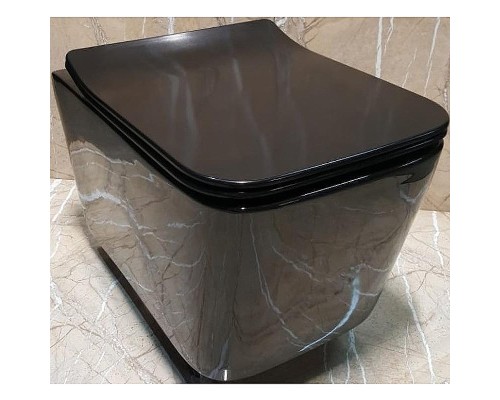 Унитаз CeramaLux NS5170-18 подвесной с сиденьем Микролифт