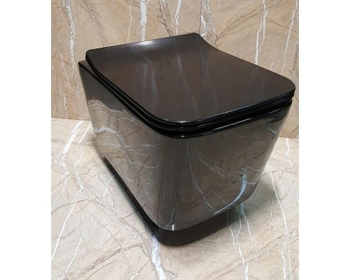 Унитаз CeramaLux NS5170-18 подвесной с сиденьем Микролифт