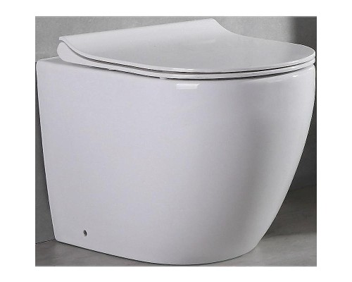 Унитаз CeramaLux NS-3176 приставной с сиденьем Микролифт