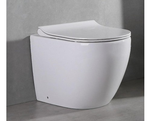 Унитаз CeramaLux NS-3176 приставной с сиденьем Микролифт