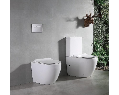 Унитаз CeramaLux NS-3176 приставной с сиденьем Микролифт