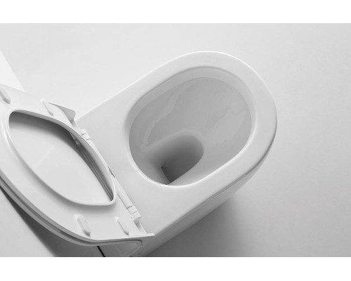 Унитаз CeramaLux NS-3176 приставной с сиденьем Микролифт