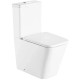 Унитаз компакт CeramaLux NS2171 цвет Белый с бачком и сиденьем Микролифт
