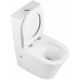Унитаз компакт CeramaLux TR2179 Белый глянцевый с бачком и сиденьем Микролифт