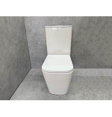 Унитаз компакт CeramaLux TR 2170-1 цвет Белый с бачком и сиденьем