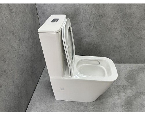 Унитаз компакт CeramaLux TR 2170-1 цвет Белый с бачком и сиденьем