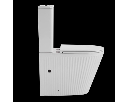 Унитаз компакт CeramaLux TR2175 цвет Белый с бачком и сиденьем