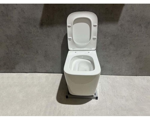 Унитаз CeramaLux TR 5170 подвесной цвет Белый с сиденьем