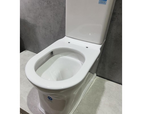Унитаз компакт CeramaLux TR999 цвет Белый с бачком и сиденьем