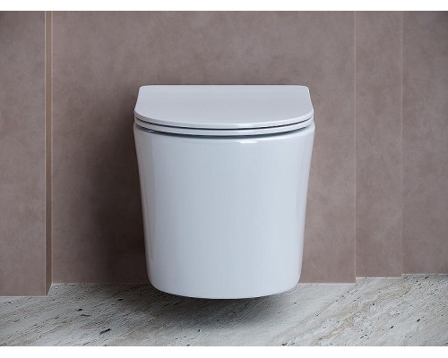 Комплект унитаза с инсталляцией Ceramicanova Balearica CN6000_1001B_1000 с сиденьем Микролифт и Черной матовой клавишей смыва