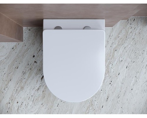 Комплект унитаза с инсталляцией Ceramicanova Balearica CN6000_1001B_1000 с сиденьем Микролифт и Черной матовой клавишей смыва