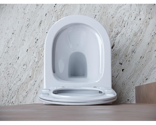 Комплект унитаза с инсталляцией Ceramicanova Balearica CN6000_1001B_1000 с сиденьем Микролифт и Черной матовой клавишей смыва