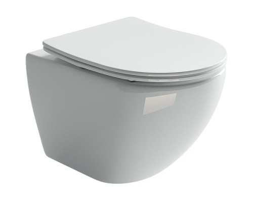 Комплект унитаза с инсталляцией Ceramicanova Metropol CN4002_1002W_1000 с сиденьем Микролифт и Белой клавишей смыва